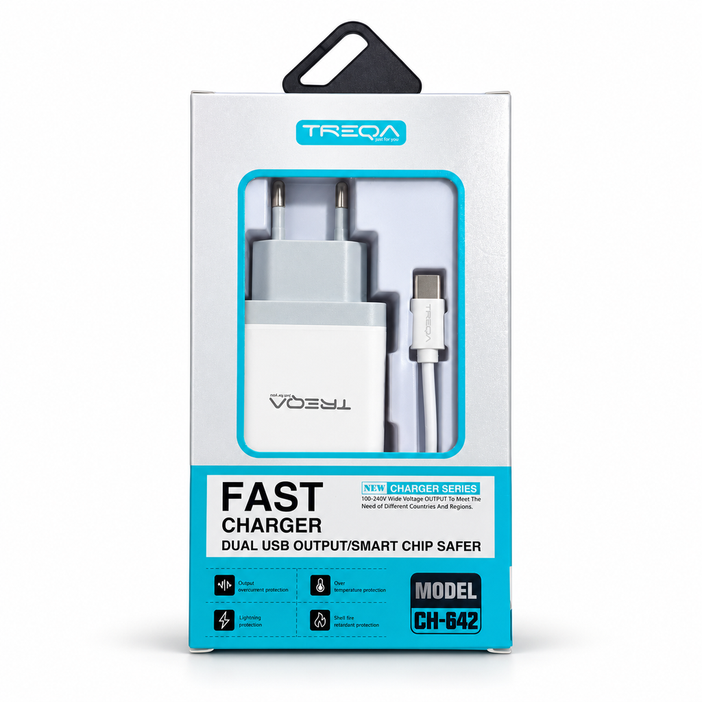 Cargador rápido USB + cable