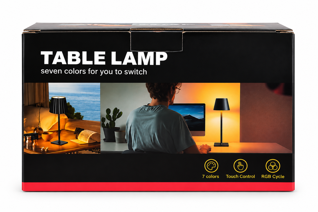 Lámpara de Mesa LED Táctil